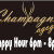 Champagne Agogo Happy Hour !