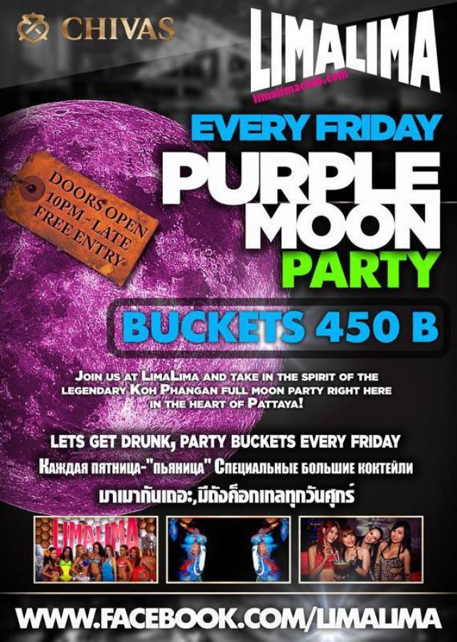 Every Friday Night Purple Moon Party !!