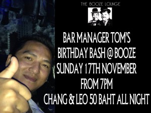 Booze Birthday Party Tom
