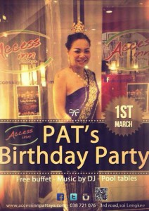 Pat birthday party