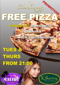 Champagne Pizza Promotion 2