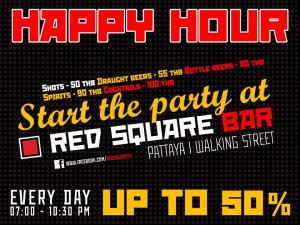 Red Square Happy Hour